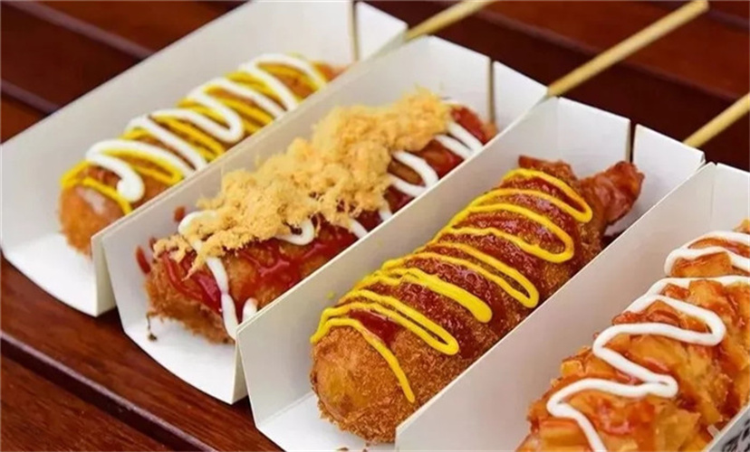 杭州食为先芝士热狗棒培训